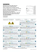 Siemens 3VA9670-0LF20 Operating Instructions Manual preview