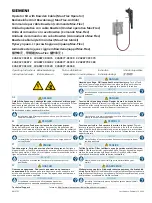 Предварительный просмотр 1 страницы Siemens 3VA9677-0CB10 Operating Instructions Manual