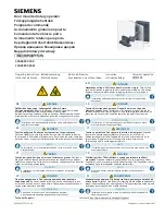 Preview for 1 page of Siemens 3VA9687-0FK2 Series Manual