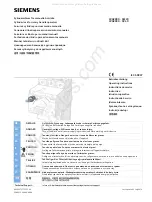 Preview for 1 page of Siemens 3VA9980 - 0LF20 Operating Instructions Manual