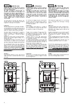 Предварительный просмотр 2 страницы Siemens 3VF9421-1 Series Operating Instructions Manual