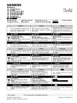 Preview for 1 page of Siemens 3VL9 Series Operating Instructions Manual