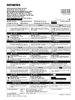 Preview for 1 page of Siemens 3VL9300-3HP00 Operating Instructions Manual