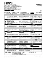 Предварительный просмотр 1 страницы Siemens 3VL9300-8BG00 Operating Instructions