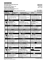 Preview for 1 page of Siemens 3VL9400-4PJ00 Operating Instructions Manual