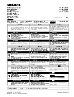 Siemens 3VL9800-8SA40 Operating Instructions предпросмотр