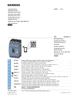 Siemens 3VM11 1AA Series Operating Instructions предпросмотр