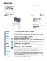 Preview for 1 page of Siemens 3VM9 1-0WK.0 Series Operating Instructions