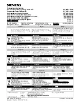 Siemens 3VT9100-3HG10 Operating Instructions Manual предпросмотр