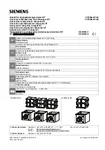 Preview for 1 page of Siemens 3VT9300-4TC30 Operating Instructions