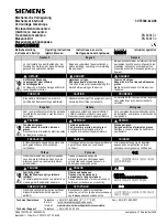 Предварительный просмотр 1 страницы Siemens 3VT9300-8LA00 Operating Instructions