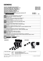 Предварительный просмотр 1 страницы Siemens 3VT9324-4TF30 Operating Instructions