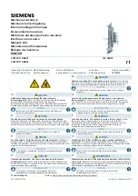 Предварительный просмотр 1 страницы Siemens 3VW9011-0BB21 Operating Instructions Manual