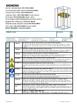 Preview for 1 page of Siemens 3WL/3WA/4000A Operating Instructions Manual