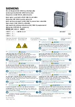Siemens 3WL10 Series Operating Instructions Manual preview
