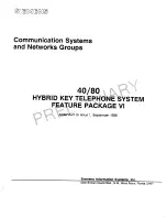 Preview for 101 page of Siemens 40/80 Installation And Operation Manual