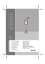 Siemens 4242003565452 Operating Instructions Manual preview