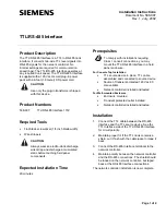 Preview for 1 page of Siemens 538-907 Installation Instructions