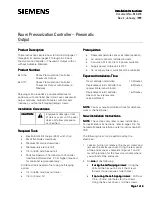 Siemens 540-716 Installation Instructions Manual предпросмотр