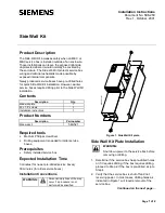 Preview for 1 page of Siemens 549-521 Installation Instructions