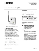 Siemens 563-069 Installation Instructions preview
