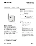 Preview for 1 page of Siemens 563-069 Installation Instructions