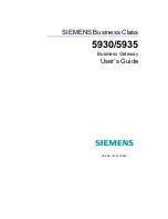 Siemens 5930 User Manual preview