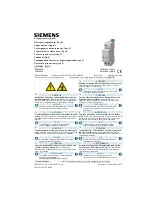 Siemens 5SD7422-0 Operating Instructions Manual preview