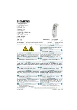 Siemens 5SM6 01 2 Series Operating Instructions Manual preview