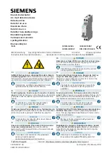 Siemens 5SV6 Manual preview