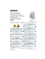 Siemens 5SV8000-6KK Operating Instructions Manual preview