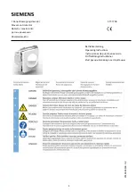 Preview for 1 page of Siemens 5TC1700 Operating Instructions Manual