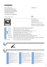 Preview for 1 page of Siemens 5TG5900-7KK Operating Instructions