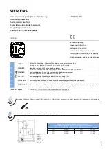 Предварительный просмотр 1 страницы Siemens 5TG5930-1WH Operating Instructions