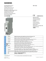 Siemens 5TT3 196 Operating Instructions preview