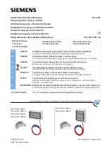 Siemens 5TT3 201 Series Operating Instructions Manual preview