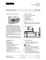 Preview for 1 page of Siemens 5WG1 372-5AR01 Technical Product Manual