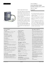 Preview for 1 page of Siemens 5WG1125-4CB33 Technical Manual