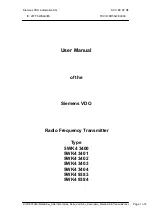 Preview for 1 page of Siemens 5WK4 3402 User Manual