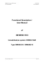 Siemens 5WK49210 User Manual preview