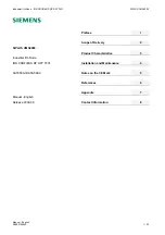 Preview for 1 page of Siemens 6AT8000-1BA00-5XA0 Manual