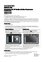 Preview for 1 page of Siemens 6AV6881-0AJ21-0AA0 Product Information