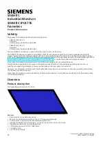 Preview for 12 page of Siemens 6AV7245-6LC00-0AA0 Product Information