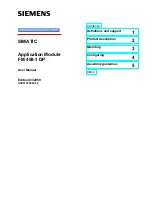 Siemens 6DD1607-0AA1 User Manual preview