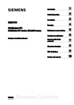 Preview for 1 page of Siemens 6DL2804 Series Hardware Installation Manual