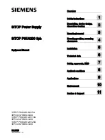 Preview for 1 page of Siemens 6EP3433-7SB00-0AX0 Equipment Manual