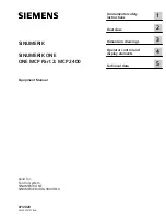 Preview for 1 page of Siemens 6FC5303-0AP04-0AA0 Equipment Manual