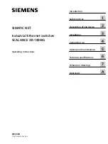 Siemens 6GK5 124-0BA00-3AR3 Operating Instructions Manual предпросмотр