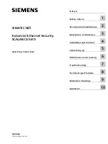 Preview for 1 page of Siemens 6GK5 615-0AA00-2AA2 Operating Instructions Manual