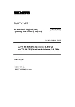 Preview for 1 page of Siemens 6GK5792-8DR00-0AA6 Operating Instructions Manual